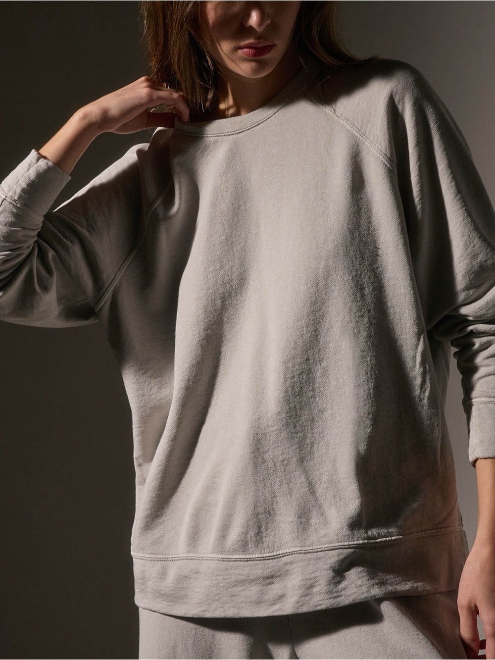 James Perse Relaxed Crewneck Sweatshirt size 0/XS